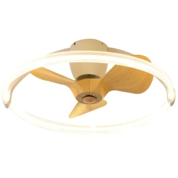 Ανεμιστήρας Ορόφης Nettilling 101000520 Φ75cm Με Φως Dim Led 80W White-Natural Itlighting Διάμετρος 75cm
