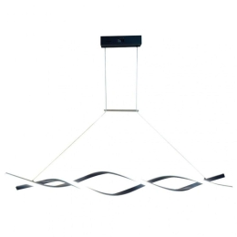 Φωτιστικό Οροφής - Ράγα 6085-BL 120cm Led 3400lm 40W Black Inlight