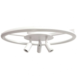 Φωτιστικό Οροφής - Πλαφονιέρα 6086-WH 60x13cm Led 4560lm 48W 3000K White Inlight