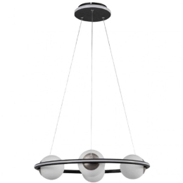 Φωτιστικό Οροφής 6088-BL Φ60cm 4xG9 36W Black Inlight