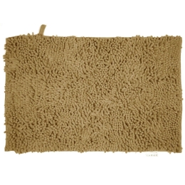 Ταπέτο Μπάνιου Velvet 02-7379 Κρεμ Estia 50X80cm Πολυέστερ