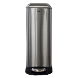 Κάδος Απορριμμάτων Slim 01-9137 20Lt Inox Matte Estia Ανοξείδωτο Ατσάλι