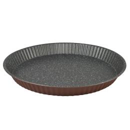 Ταψί Τάρτας 01-5238 Φ31,2cm Black Estia Ανοξείδωτο Ατσάλι