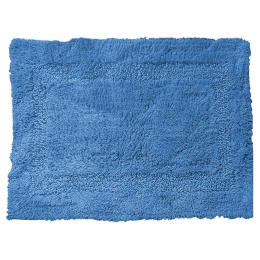 Πατάκι Μπάνιου Deco 02-10362 50X80cm Blue Estia 50 X 80 100% Βαμβάκι