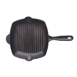 Τηγάνι Γκριλιέρα Από Μαντέμι Iron 01-9939 Φ28cm Black Estia 28cm Μαντέμι