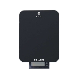 Ζυγαριά Κουζίνας Ψηφιακή Scale 10 10kg 06-12021 18x24,3x2cm Black Estia