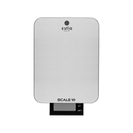 Ζυγαριά Κουζίνας Ψηφιακή Scale 10 10kg 06-12045 18x24,3x2cm Inox Estia