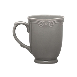 Κούπα Athénée 07-13745 340ml Grey Estia Πορσελάνη