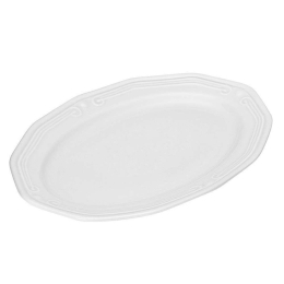 Πιατέλα Σερβιρίσματος Οβάλ Athénée 07-13479 25cm White Estia Πορσελάνη