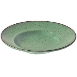 Πιάτο Ζυμαρικών Βαθύ Terra 07-15541 27cm Green Estia Πορσελάνη