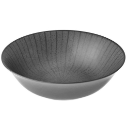 Σαλατιέρα Nordic 07-15732 23cm Anthracite Large Πορσελάνη