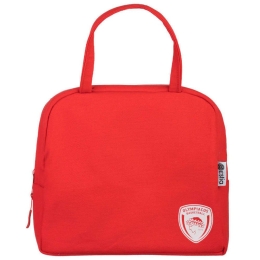 Τσάντα Φαγητού Ισοθερμική OLYMPIAKOS BC 00-19529 24x11,5x20cm 6lt Red-White Estia 100% Βαμβάκι