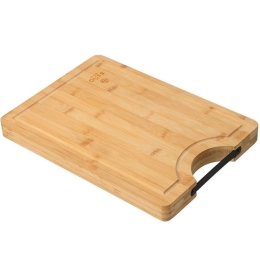 Επιφάνεια Κοπής Bamboo Essentials 01-18429 35x25cm Natural-Black Estia Bamboo