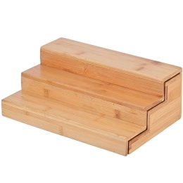 Βάση Οργάνωσης Κουζίνας Επεκτεινόμενη Bamboo Essentials 01-17620 20x11x30cm Natural Estia Bamboo