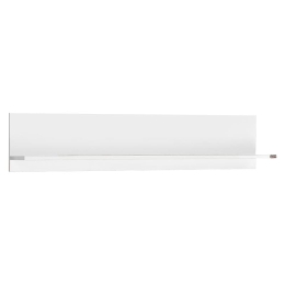 Ραφιέρα Pico pakoworld λευκό gloss 120x20x25εκ