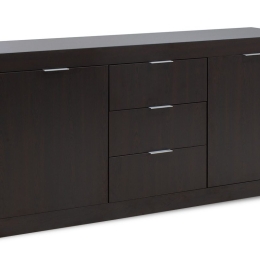 Μπουφές - κονσόλα Doha pakoworld χρώμα wenge 180x45x80,5εκ