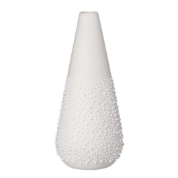 Βάζο Pearly Design 5 LBTRD0014381 6x14cm White Raeder Πορσελάνη
