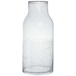 Βάζο Shakespeare Summer's Day LBTRD0014966 Φ22,5x50cm Clear Raeder Γυαλί