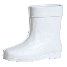 Βάζο Μπότα LBTRD0090336 12x4,5x10cm White Raeder Πορσελάνη,Γυαλί