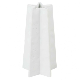 Βάζο Star Large LBTRD0090652 Φ12,5x25cm White Raeder Πορσελάνη
