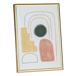 Κορνίζα LBTAH-AX22193 21x30cm Gold Andrea House Αλουμίνιο,Γυαλί