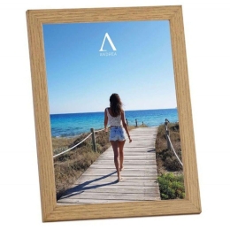 Κορνίζα LBTAH-AX22521 13x18cm Natural-Beige Andrea House Wood, Glass