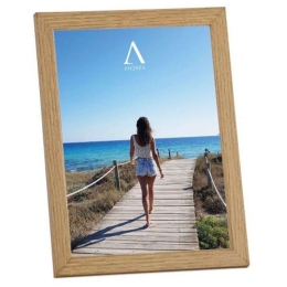 Κορνίζα LBTAH-AX22520 10x15cm Natural-Beige Andrea House Wood, Glass