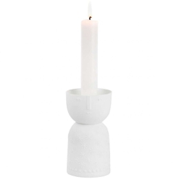 Κηροπήγιο Stella LBTRD0016458 6x10cm White Raeder Πορσελάνη