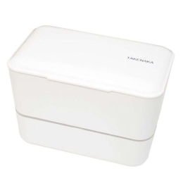Δοχείο Φαγητού Bento Bite Box Dual LBTTN12-1402-05 17,2x10,9x10,6cm 1150ml White Takenaka Πολυαιθυλένιο