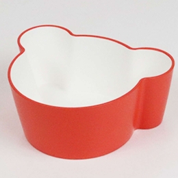 Δοχείο Φαγητού Παιδικό Bear LBTTNJTN-0131OR 10x5,5cm Orange Takenaka 1 τμχ Pet,Σιλικόνη