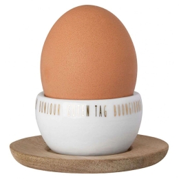 Αυγοθήκη Bon Apetit LBTRD0013753 7x7x3cm Multi Raeder Ξύλο,Πορσελάνη