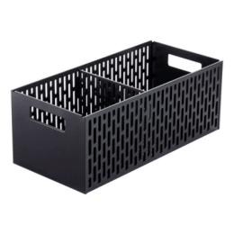 Καλάθι Αποθήκευσης Λαχανικών LBTYMZK5021 32x15,3x12,2cm Black Yamazaki ABS