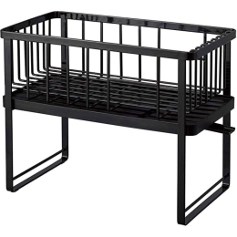 Πιατοθήκη LBTYMZK4387 41x22x33cm Black Yamazaki Ατσάλι,Abs