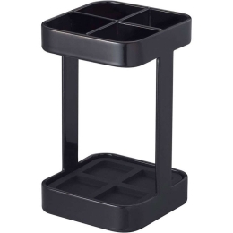 Θήκη Οδοντόβουρτσας Slim LBTYMZK2822 5,5x5,5x9cm Black Yamazaki Ατσάλι,Σιλικόνη