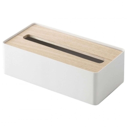 Κουτί Για Χαρτομάντηλα LBTYMZK7730 26x13x8,2cm White-Natural Yamazaki Ατσάλι,Ξύλο