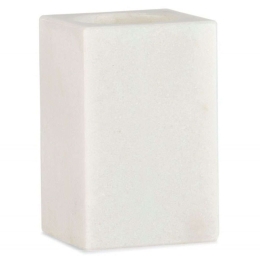 Ποτηροθήκη Marble LBTAH-BA71163 7x7x10,5cm White Andrea House Μάρμαρο
