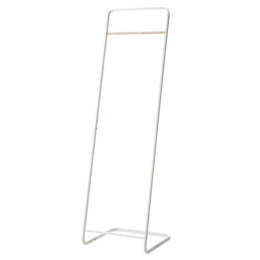 Κρεμάστρα Δαπέδου LBTYMZK7671 40x40x140cm White-Natural Yamazaki Ατσάλι,Ξύλο