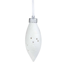 Χριστουγεννιάτικο Διακοσμητικό Με Led Ilex LBTRD0089929 5x13cm White Raeder