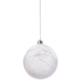 Χριστουγεννιάτικη Μπάλα Με Led Frozen LBTRD0089619 Φ14cm White Raeder