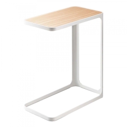 Τραπεζάκι Βοηθητικό C Shape End YMZK7202 24x45x52cm White