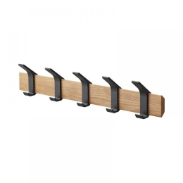 Κρεμάστρα YMZK4115 50x6,5x10cm Natural-Black Yamazaki Ξύλο,Αλουμίνιο