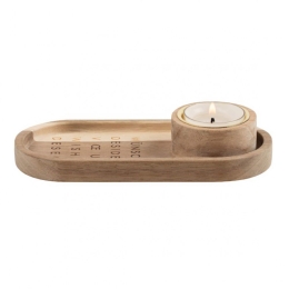 Βάση Για Ρεσώ Ξύλινη Wishes RD0090598 16,5x7,5x3,5cm Natural Raeder Ξύλο