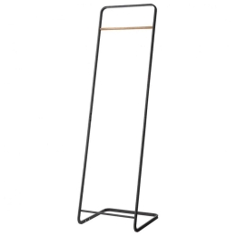 Κρεμάστρα Επιδαπέδια YMZK7672 40x40x140cm Black-Natural Yamazaki Ατσάλι,Ξύλο