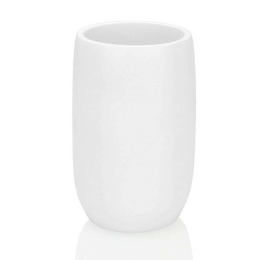 Ποτηροθήκη AH-BA68103 Φ7x11cm White Andrea House Κεραμικό