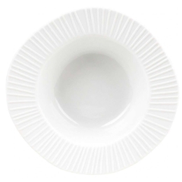 Ντιπάκι Lines RD0016202 Φ12x3,5cm White Raeder Πορσελάνη
