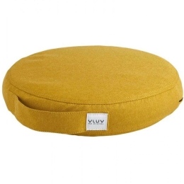 Μαξιλάρι Καρέκλας Pil & Ped VLPPV240MUAN Φ40cm Mustard Vluv Pvc,Ύφασμα