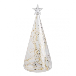 Διακοσμητικό Δεντράκι LED Stars RD0089962 10x22cm Clear-Gold Raeder