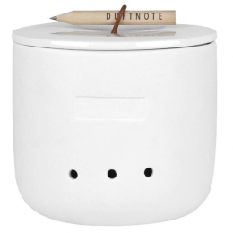 Βάζο Αποθήκευσης Fragrances RD0016316 14x12,5cm White Raeder Πορσελάνη,Φελλός