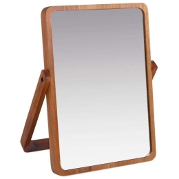 Καθρέπτης Επιτραπέζιος Wooden Acacia AH-BA73123 20,5x2x27cm Natural Andrea House Ξύλο,Γυαλί