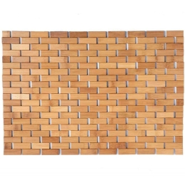 Πατάκι Μπάνιου AH-BA73007 Natural Andrea House 40X60 Bamboo